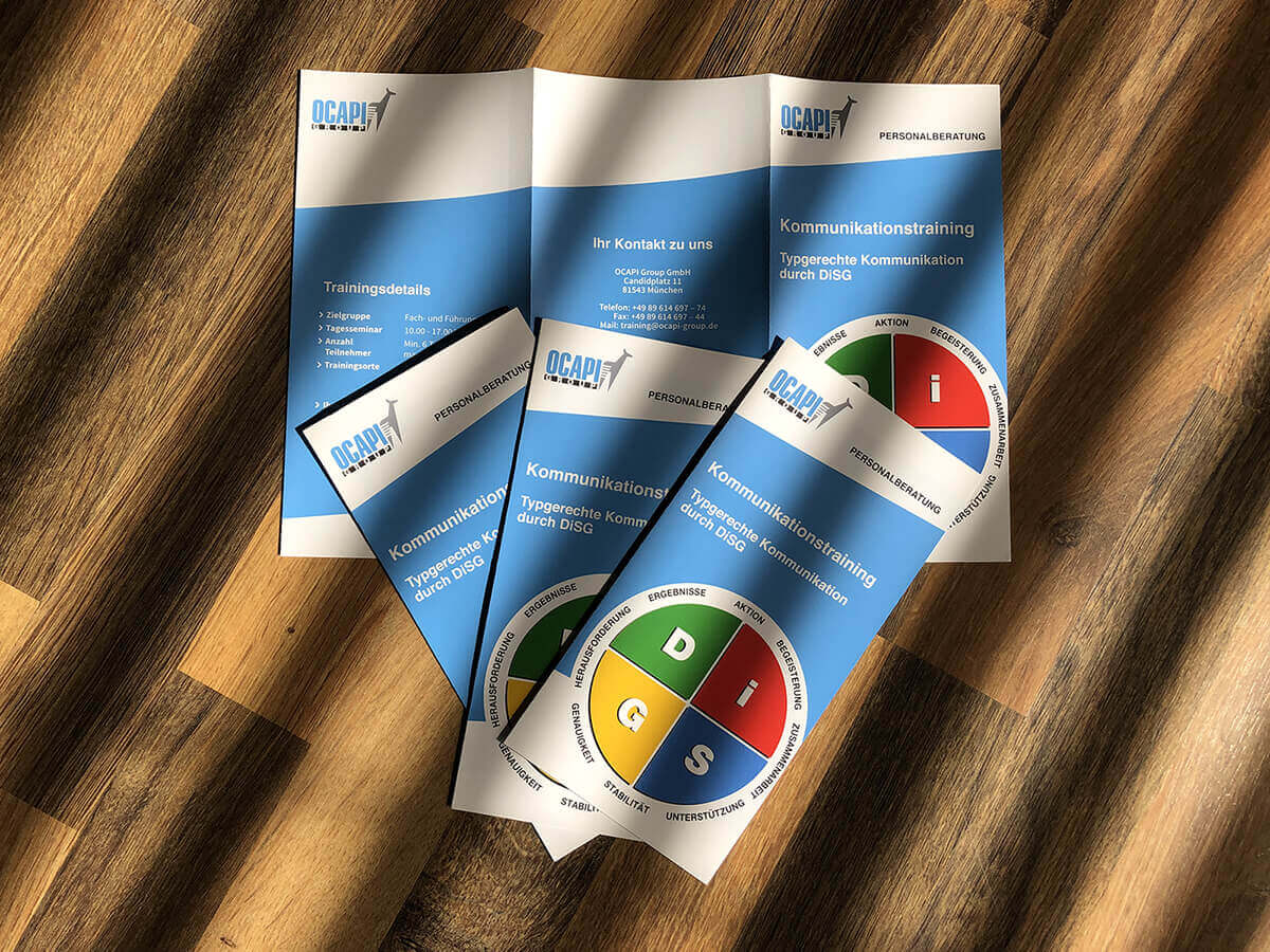 Flyer DiSG - Kommunikation weiterentwickeln | PROMIND digital Kommunikation weiterentwickeln | PROMIND digital | Flyer DiSG